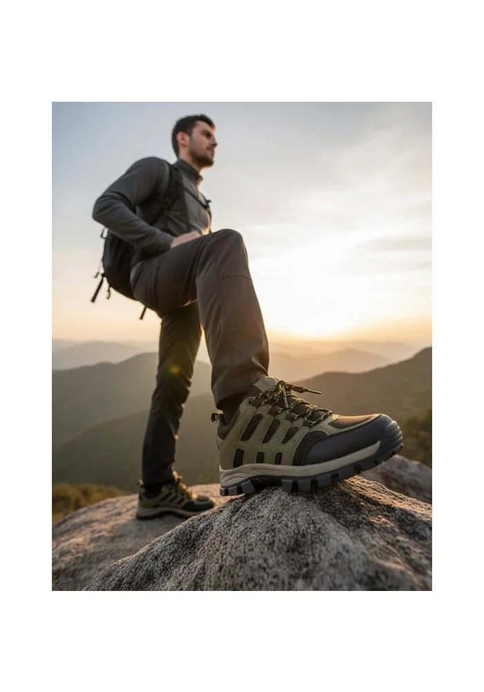 Bacca Bucci Olive Storm EverTrek Outdoor Hiking Boots-All-Terrain Grip for Men | Best Price UAE